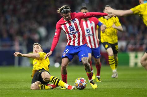 atletico madrid and dortmund players